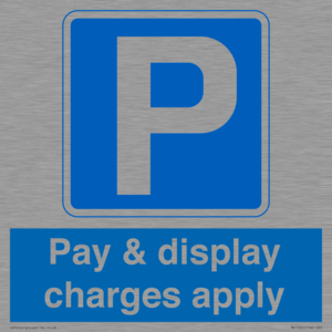 Pay & display charges apply